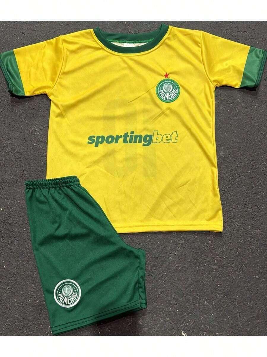Palmeiras Kids' Set 25/26 - Super - Amarelo±4Y - Xem 1