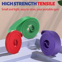 Bands Set 5, Natural Latex Fitness Bands For Workout, Yoga, Weightlifting, Physical Therapy, Mobility And Stret... - B0F93DYR44 - View 5