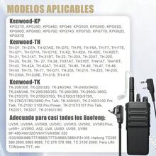 10 Piezas Walkie Talkie Auricular con Micrfono, Audifonos para Radio, 2 Pines K Conducto de Aire, con Reduccin de Ruido y Funcin PTT MIC, para, Quansheng, Wouxun, Etc. - inicial - Ver 3