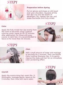 L'Oreal Paris Charm 永久染发膏，3 合 1 护理，乳霜质地，涂抹顺滑，滋养护理，持久显色，修复头发，172 毫升/5.82 液体盎司。 - 4 - 查看 3