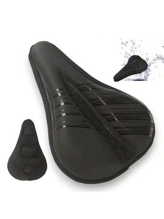 Bike Seat Cushion, Gel Padded Bike Seat Cover For Men Women Comfort, Extra Soft Padding Bicycle Seat Cushion For Stationary Exercise Bike, Road Bike, Mountain Bike, Ebike