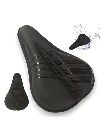 Cykelsitsdyna, gelvadderat cykelsitsöverdrag för män och kvinnor, extra mjuk vaddering för cykelsitsdyna för stationär motionscykel, racercykel, mountainbike, elcykel