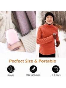 Calentador de mano recargable por USB, calentador de bajo consumo de energía, calentador de invierno, regalo para novia/novio, suministros de camping al aire libre para Navidad, regalo de Navidad, calentador de manos, regalo para hombres, relleno de calcetín de Navidad, calentador de manos recargable con aislamiento, Día de San Valentín, cachorro, carnaval, decoraciones de fiesta, selecciones de primavera y verano, regalos para damas de honor, habitación, decoración de dormitorio, decoración de dormitorio, playa, viaje, para hombres, para mujeres, vacaciones, cosas lindas - Multicolor - Ver 4