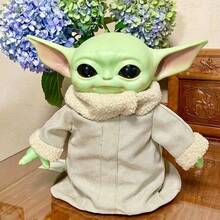 Star Wars 1个PVC材质玩偶摆件，可作汽车装饰、桌面电脑摆件，适合办公室派对装饰、室内装饰、新年、情人节、圣诞节、生日礼物。 - 彩色 - 查看 3