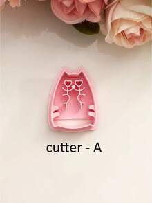 Khuôn đất sét mềm hình mèo trái tim dễ thương, Dụng cụ cắt đất sét mềm polymer cao, Dụng cụ làm phụ kiện tai, Khuôn làm trang sức khuyên tai tự làm, Dụng cụ cắt đất sét làm quà tặng thủ công, Dụng cụ làm hoa tai trang trí sáng tạo tự làm - Hồng - Xem 16