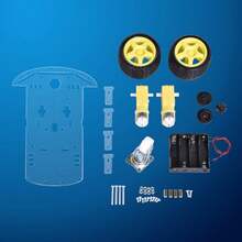 Chasis inteligente para coche - tracción a las cuatro ruedas de doble capa - Amarillo - Ver 3