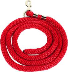 Luqeeg Cuerda de Tracción para Caballos, Caballo Lunge Línea con Broche de Presión Segura, Caballo de Alta Resistencia de Alta Resistencia Cuerda Lunge Line, Cuerda de Adiestramiento - Rojo - Ver 2