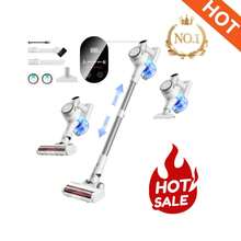 Homeika Cordless Vacuum Cleaner, 300W 23KPa Powerful Suction Vacuum With LED Display, 3 Suction, 48mins Runtime, Lightweight Stick Cleaner With Sofa Brush For Hard Floor/Carpet/Pet Hair/Car - 白色 - 查看 1