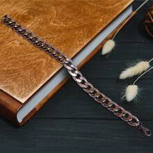 Pulsera Cubana de Acero Inoxidable para Hombre 21 cm x 11 mm |   Esclava Clásica y Resistente, Estilo Elegante y Moderno |   Brazalete de Alta Calidad para Uso Diario, Regalo Perfecto para Hombre - 1 - Ver 5