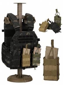 Outdoor Tactical Utility Pouch Tool Bag 5.56 Magazine Single-Stack Ammo Pouch Magazine Pouch Tactical Rifle Magazine Pouch 97 CS Tactical Waist Belt Vest MOLLE Modular Attachment Utility Pouch