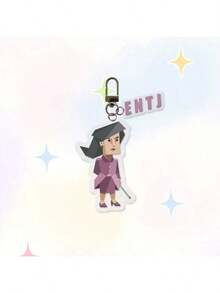 Llavero MBTI, Llavero acrílico personalizado MBTI 16, Accesorio colgante para mochila, Regalo de personaje de dibujos animados, Llavero lindo, Regalo para ella, Regalo para él, Regalo personalizado, Regalo divertido, Regalo para papá, Regalo para novio, Colgante de teléfono - Multicolor - Ver 13