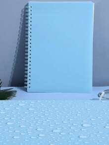 Sổ tay lò xo A5 chống thấm nước, bìa nhựa mờ, 120 trang, thích hợp cho công việc, văn phòng, trường học, ghi chép khi đi du lịch, sổ tay lò xo dày dặn dành cho học sinh, sổ nhật ký có dòng kẻ, thiết kế tối giản và thời trang, có thể dùng làm quà tặng cho học sinh. - Nhiều màu - Xem 14