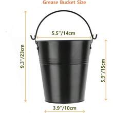 Drip Grease Bucket And 12Pack Liners For Traeger 20/22/34 Series Pit Boss Etc Pellet Grill Smoker Black 12 - màu đen - Xem 4