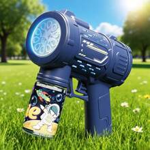 10-Hole Fully Automatic Outdoor Bubble Machine, Bubble Gun With Colorful Lights And Thousands Of Bubbles, Summer Outdoor Beach Toy, Birthday Gift For Boys And Girls, Holiday Gift Toy, Halloween, Christmas And Wedding Games. - 紫色 - 查看 9