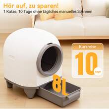 Pet Self Cleaning Litter Boxes - White - View 6