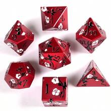 7pcs Metal D&D Dice Set, Dice, Suitable For Role-Playing Games And Tabletop Games - Birthday Gift, Holiday Party, And Educational Activities - Multicolor - View 8