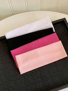 7pcs Women's Multicolor Elastic Wide Headbands, Sporty Fashion Casual Versatile Suitable For Fitness, Outdoor, Hair Accessories Women Hair Bands Fashion Head Wrap