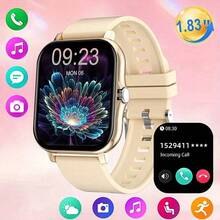 New Smart Watch With Full Touchscreen, Calling & Messaging Functions, Multi-Functional Fitness Watch With Alarm, Calculator, Calendar, Weather