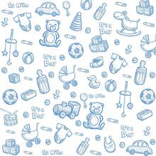 100 Hojas de Papel Grado Alimenticio 30x30 cm Felicidades - BABY SHOWER (AZUL) - Ver 3