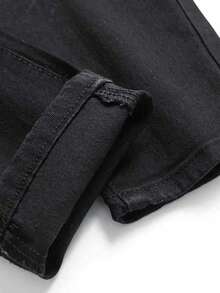 A Versatile Plus-Size Fall/Winter-Ready Jeans For The Office, Outings, And Casual Wear - Black - View 6