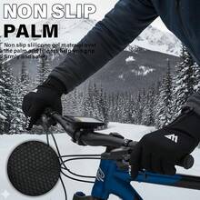 WESTWOOD FOX Guantes de invierno para pantalla táctil, antideslizantes, cálidos, resistentes al viento, térmicos, para hombres y mujeres, conducir - Negro - Ver 8