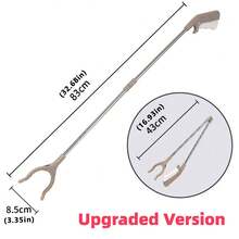1 Handle Garbage Picker With Long Handle, Easy To Reach Garbage Picker, Lightweight Stainless Steel Garbage Picking Rod