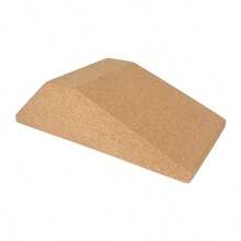 1 件式深蹲楔形块，软木瑜伽砖，提踵拉伸脚跟斜板，健身举重训练坡道，高密度防滑稳定踝关节矫正辅助训练器材 - 彩色 - 查看 15