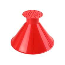 Raspador de hielo y nieve de un solo uso - Una herramienta de limpieza del parabrisas de invierno con punta cónica, mango ergonómico resistente, disponible en varios colores (verde/rojo/negro/azul) - Raspador de nieve portátil para vehículos (para hacer bolas de nieve), adecuado para parabrisas, ventanas, superficies de vidrio, artículo esencial para automóviles - Multicolor - Ver 14