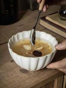 1 pieza/2 piezas/4 piezas Tazones de cerámica con estampado de calabaza estilo nórdico, tazones pequeños para uso doméstico para porciones individuales -- Vajilla con estilo, adecuada para varios alimentos como sopa, ensalada, etc. | Artículos de cocina únicos, también un regalo para amantes del hogar