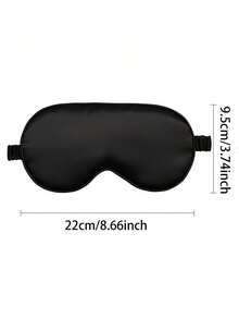 Sleep Eye Masks Effective Shading Breathable Blindfold Imitated Silk Eye Patch With Elastic Strap Blackout Elastic Travel Nap Eye Mask Suitable For Men And Women For Sleeping Daily Eye Care Relieve Eye Fatigue Ideal For Relaxation Travel Dormitory Insomnia And Business Trips Travel Home Essentials - Multicolor - View 11