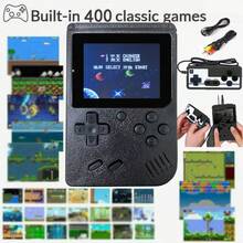 Byteuni Macaron Mini 400-In-1 Handheld Game Console, Large Screen, 1020mAh High Capacity, Classic Retro Games, Plug And Play, Portable Gaming Device, Retro Game Console, 1 Unit (1 Player/2 Players) - Multicolor - View 31