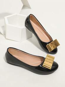 Nowe damskie płaskie buty, buty outdoorowe z okrągłym noskiem i złotymi kwiatowymi zdobieniami, odpowiednie na każdą porę roku - Czarne - Zobacz 4