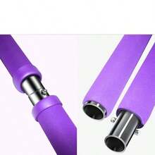 Multi-Functional Yoga Exercise Stick, Pilates Bar Set With Resistance Band - Home Fitness Equipment With Foot Rings, Portable Yoga Pull Bar, Fitness Elastic Band, Suitable For Pilates Exercises, Yoga, Home Fitness, Slimming Exercises - Gậy Pilates - Xem 8