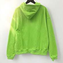 Versatile And Fashionable Hoodie, Featuring Creative Spider Patterns And Letter Decorations, A Comfortable And Casual Sportswear Top With A Hood. - màu xanh lá - Xem 5