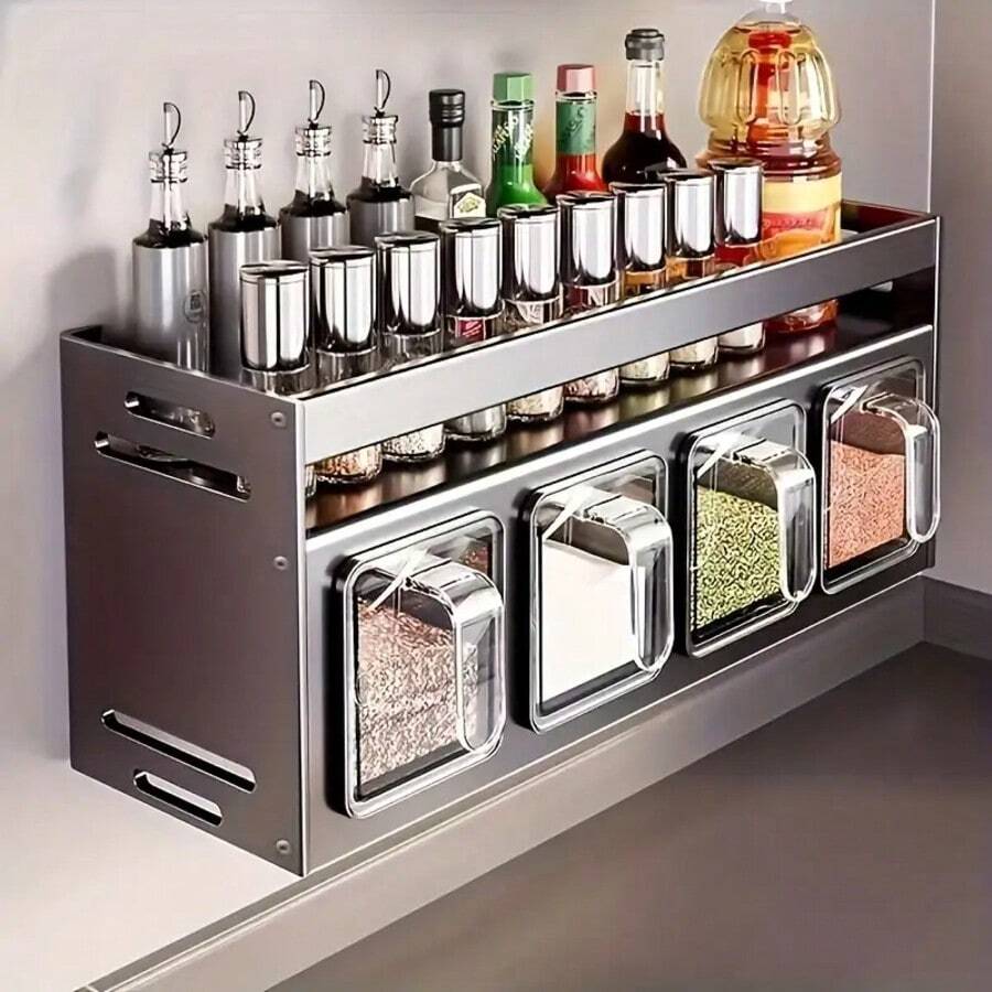 Spice Rack - Black - View 1