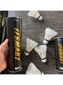 5pcs Slow Speed Badminton Training Shuttlecocks For Home Entertainment