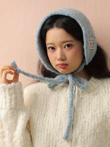 女士保暖连帽围巾 - 柔软护耳围巾兼带帽披肩，秋冬季舒适户外穿着，便携多功能保暖围脖，米色和棕色，浅米色亲肤抓绒面料，适合休闲和正式场合穿着，纯色抓绒设计，秋冬季理想之选，女士柔软保暖带耳罩连帽围巾，温暖时尚，户外活动的完美之选，女士冬季披肩耳罩 - 彩色 - 查看 6