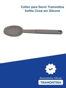 Tramontina Softta Silicone Serving Spoon, Gray - Tramontina - 餐匙 25852/160 - 查看 2