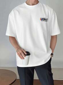 Camiseta estampada. Tejido de alta calidad, informal, cómoda, resistente y con un estampado llamativo. Nueva versión con impresión a doble cara. - Blanco - Ver 2