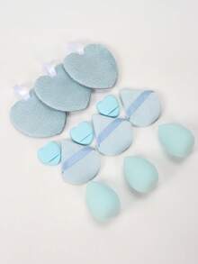 12pcs Reusable Double-Sided Makeup Remover Pads, Gentle Cleansing For Removing Heavy Makeup, Suitable For Mixing BB Cream, Foundation, Powder, Concealer, Blush, Eyeshadow To Create A Flawless Complexion, Expands When Wet, Latex-Free, Suitable For All Skin Types,Cheap,Stocking Stuffers,Makeup,Makeup Tools,Cheap Stuff,Gifts,Gifts For Women,Christmas Gifts - Multicolor - View 7