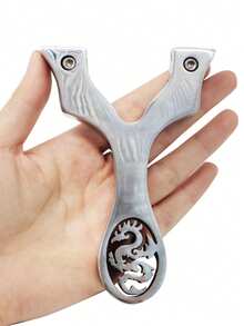 1 Set Stainless Steel Slingshot Practice Kit, Suitable For Hunting And Shooting Training, Slingshot Set With High Elasticity Slingshot Launcher, Suitable For Outdoor Hunting Adventure And Recreational Use, High Quality And Portable, Ideal For Shooting Enthusiasts Practice, Holiday Gift