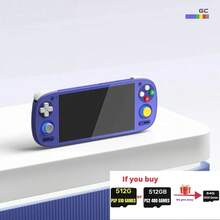 Retroid Pocket 5 consola de juegos portátil Retro consolas de videojuegos Android13 pantalla táctil OLED de 5,5 pulgadas Bluetooth RP5 PSP PS2 regalo - Morado - Ver 10