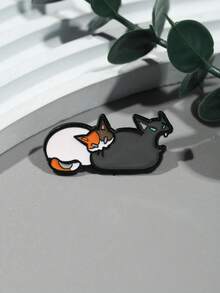 凶猛猫咪珐琅胸针 时尚装饰胸针 领饰 包饰 徽章 珠宝礼品