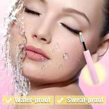 Waterproof Eyelash Glue (3 Counts), 2 In 1 Long-Lasting Lash Bond & Seal Glue, Sweat-Proof Eyelash Extension Lash Glue For Cluster Lashes - Hồng - Xem 6