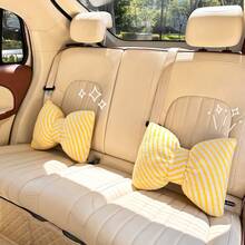 1pc Car Diagonal Headrest, Neck Protection Pillow, Comfortable Car Cushion, Car Seat Lumbar Cushion, Car Interior Supplies Car Pillow Car Seat Cushion - one-size - View 8