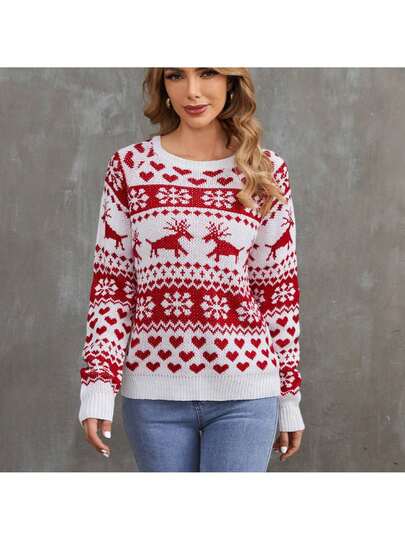 2025 Knitted Christmas Sweater, Christmas Jumper, Stage Costume, Christmas Sweater