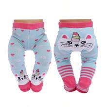 Tất búp bê nhiều màu mới, vừa với búp bê 14-22 inch, chỉ bán dưới dạng tất, có nhiều họa tiết dễ thương khác nhau, vải thoải mái, quà tặng ngày lễ tuyệt vời nhất cho trẻ em, phù hợp với nhiều trang phục búp bê - Nhiều màu - Xem 12
