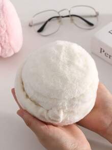 Ultra Soft Plush Earmuffs - Foldable, Warm, Comfortable, Cold-Resistant, Unisex Design For Winter Outdoor Activities, Hand Washable, Winter Accessories | Plush Texture | Construction, Ear Muffs