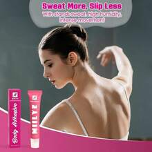 Body Adhesive Glue For Clothes 20ml, Sweat Proof, Water Wash Off Skin Adhesive, Fabric- Liquid Fashion Glue Tape For Dancers, Women Bras, Wigs, Stockings - 1 - 查看 4