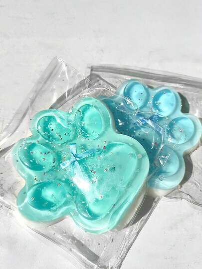 1 pieza Juguete apretable gigante de pata de gato azul y blanco de 15 cm, suave y lindo, regalo de Navidad, Taba Squishy, suave y lindo, regalo de juguete para gatos, juguete apretable, juguete sensorial, juguete antiestrés de oficina, juguete de dedos para niños, adecuado para niños, adolescentes y adultos, regalos para niños, juguetes para niños, juguetes para niñas, juguetes para niños, regalos para niñas